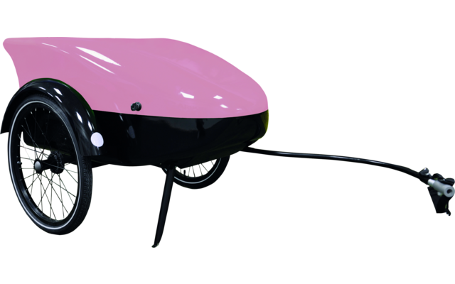 Trailmova T1 Rimorchio per biciclette RAL 3015 rosa chiaro