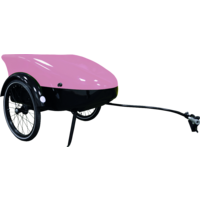 Remolque para bicicletas Trailmova T1 RAL 3015 rosa claro