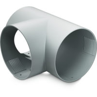 Dometic T Pi&egrave;ce de r&eacute;partition d'air adapt&eacute;e aux conduites d'air standard de &Oslash;65 mm