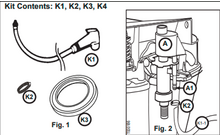 173053 - Thetford Handbrause Set 3 teilig passend für Thetford Toilette Aqua Magic V und Bravura