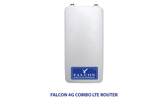 Falcon 4G IP65 150 Mbps outdoor antenna with integrated router