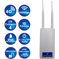 Antena exterior Falcon 4G IP65 150 Mbit/s con router integrado