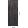 Armoire fermée gris foncé avec poignées verticales