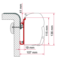 Fiamma F45 Rapido Markisenadapter 400 cm
