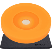 Silwy Magnet-Kondom für Stielgläser ORANGE inkl. Pad