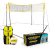 Kleines Produktbild Crossnet Volleyballnetz Set 4 Ecken Spiel verstellbar 4&ndash;8 Spieler 1