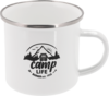 Camplife Emaille Becher 350 ml wei&szlig;