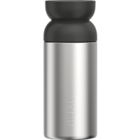 Mepal Ellipse thermo koffiebeker van gerecycled roestvrij staal en lekvrij 350 ml nordic black