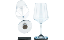 Silwy Wein Classic Magnet-Kunststoffgläser 2 Stück 500 ml