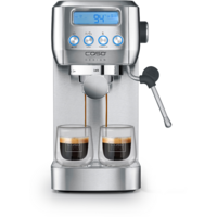 Caso EspressoGourmet Crema Siebtr&auml;germaschine mit 20 bar und Dampflanze 