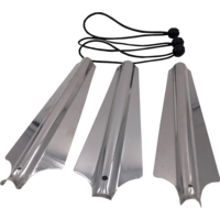 High Peak Alu Sandhering mit Spannring (3 St&uuml;ck)