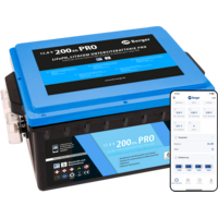 Berger LiFePO4 Lithium onder-stoel accu 200 Ah met Bluetooth en verwarming