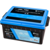 Kunststofdoos met blauwe deksel en etiketten, gelabeld Kat 200 PRO door Berger