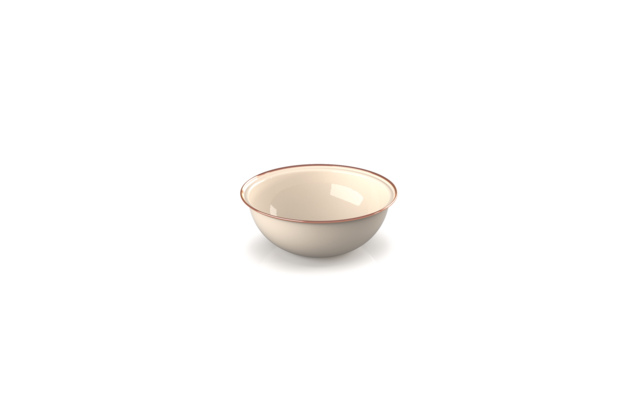 GSI MESA enameled bowl 14.6 cm - Cream