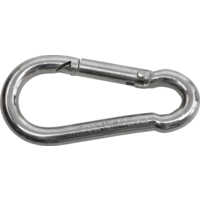 SWG DIN 5299-C Fire brigade snap hook for wire ropes and steel chains galvanized 10 mm
