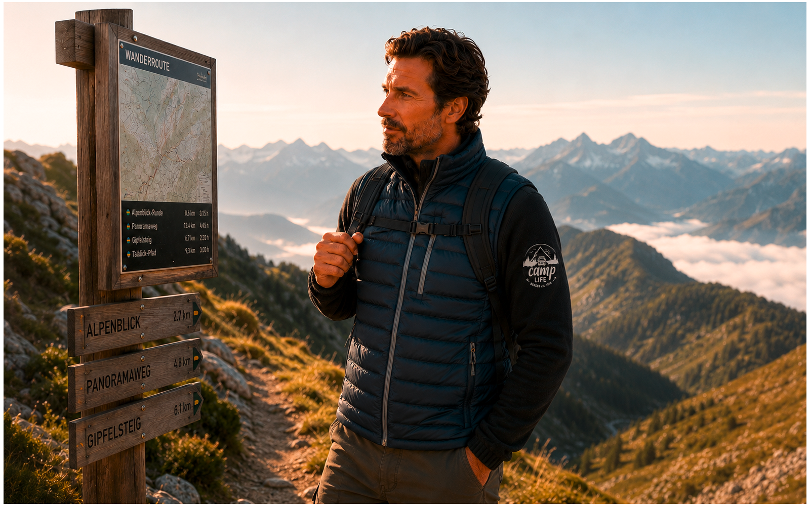 Product image Camplife Rai men's fleece jacket 1