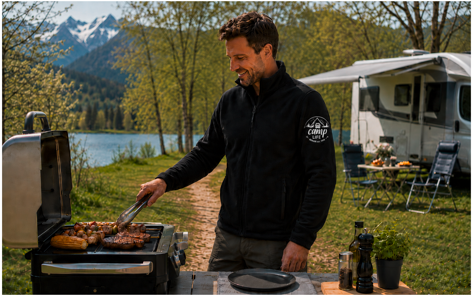Product image Camplife Rai men's fleece jacket 1