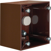 Berker Aufbaugeh&auml;use hoch AP Integro Flow Braun gl&auml;nzend