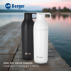 Kleines Produktbild Berger Edelstahl Trinkflasche mit 2-in-1 Deckel 550 ml  1