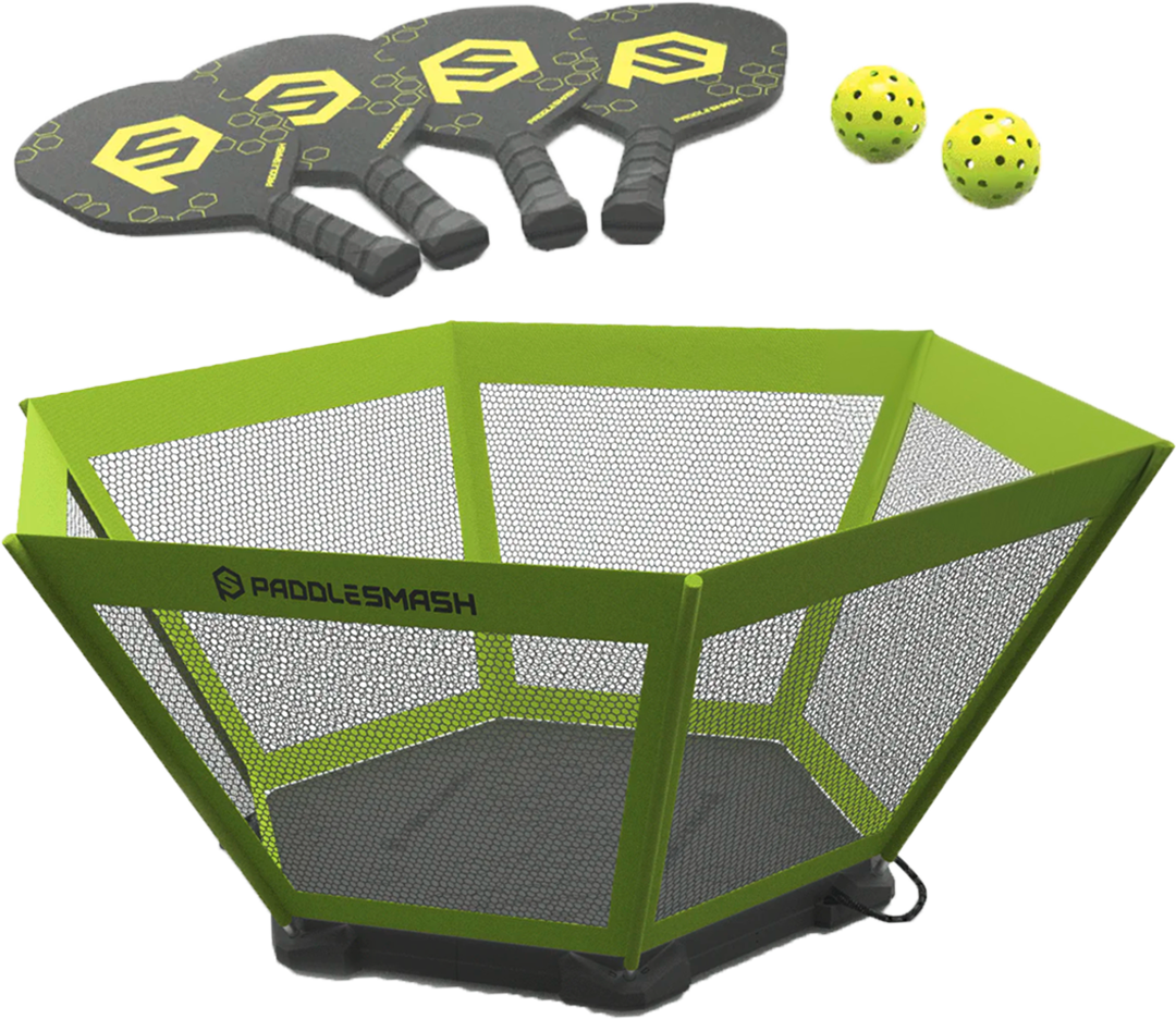 Set de jeu PaddleSmash avec raquettes, pickleball et système de filet ...