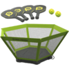 Kleines Produktbild PaddleSmash Spielset mit Schl&auml;gern, Pickleball und Netzsystem faltbar 7-teilig 1