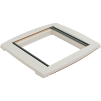 Cadre intérieur double plissé pour lanterneau 40 x 40 cm VisionStar MPK