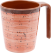 Bo-Camp Halo Tassen aus BPA-freiem Melamin 4er-Set 400 ml  Clay