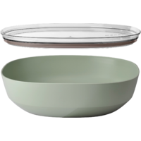 Mepal Silueta serving bowl with lid 4000 ml Nordic sage