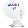 Alden Onelight@ 60 HD EVO vollautomatische Satellitenanlage Ultrawhite inklusive LTE Antenne und A.I.O. Smart TV mit integrierter Antennensteuerung 22 Zoll