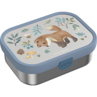 Mepal Campus bo&icirc;te &agrave; pain inox avec insert bento et fourchette 750 ml Forest Friends