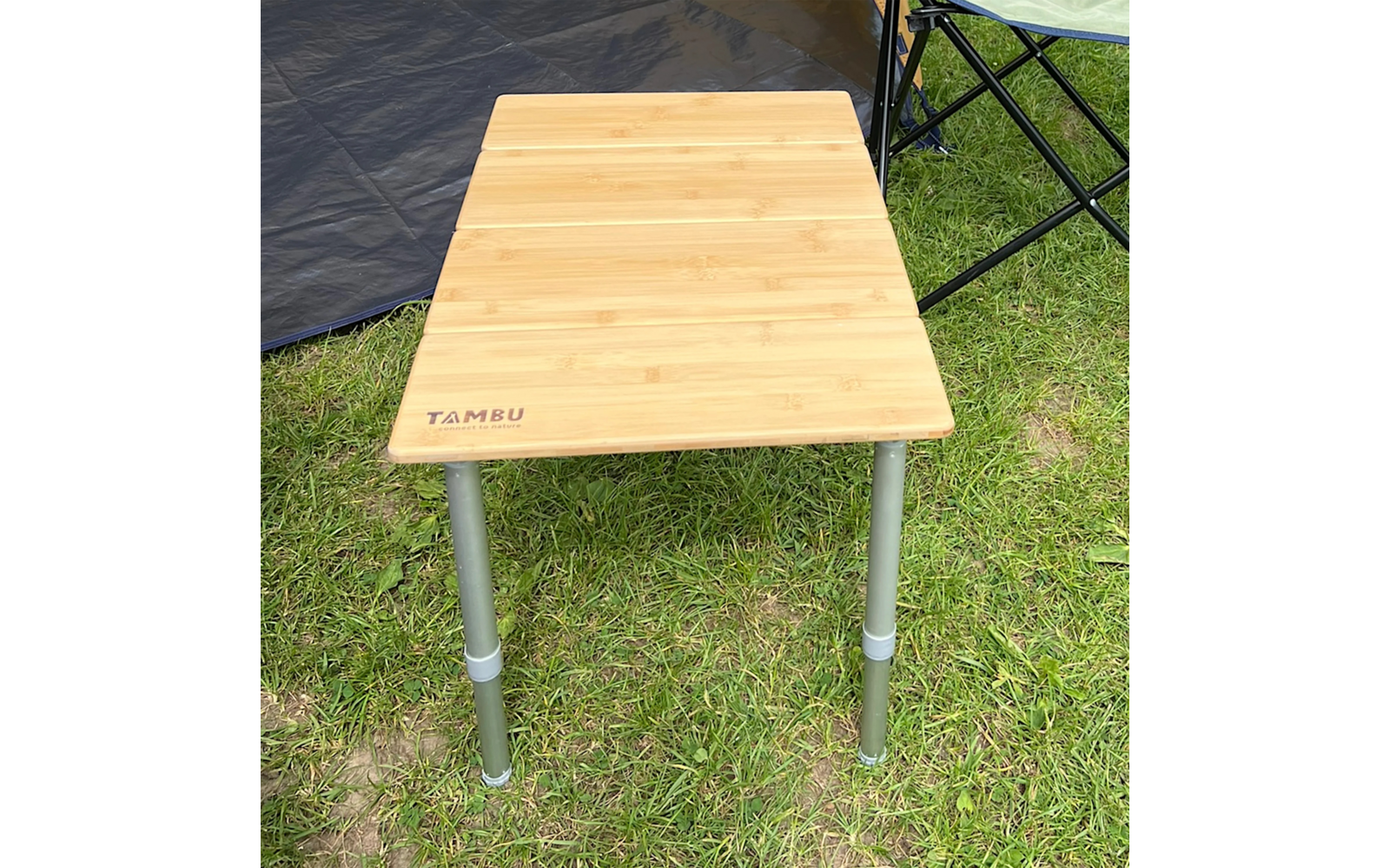 Produktbild Tambu Campingtisch h&ouml;henverstellbar aus recyceltem Polyester 1