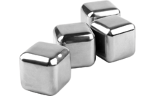 Metaltex wiederverwendbare Eiswürfel aus Inox 4-Stück