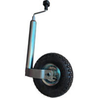 Berger Deichsel St&uuml;tzrad 150 kg Raddurchmesser 26 cm