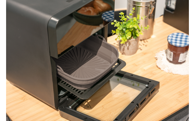 Berger Airfryer Form eckig grau