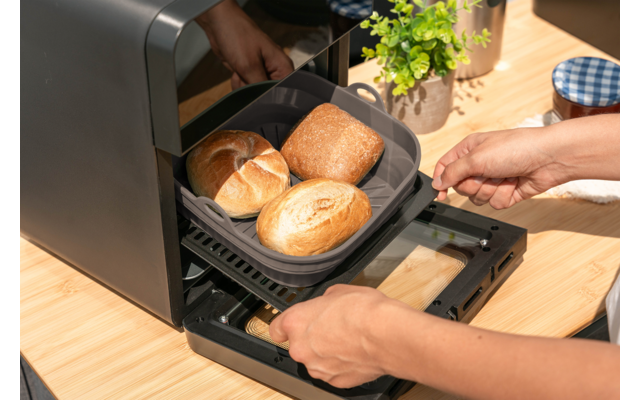 Berger Airfryer Form eckig grau
