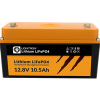 Batterie de traction / stockage haute performance Liontron LiFePO4 LX 12,8 V / 10,5 Ah