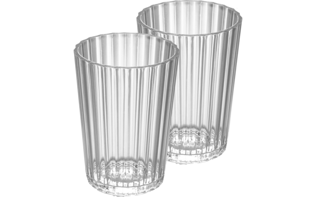 Produktbild Berger Stripes Acryl Trinkgl&auml;ser 410 / 560 ml (2er Set) 1