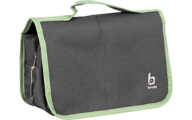 Product image Bo-Camp faltbare Kulturtasche mit 4 Rei&szlig;verschlussf&auml;chern anthrazit 1