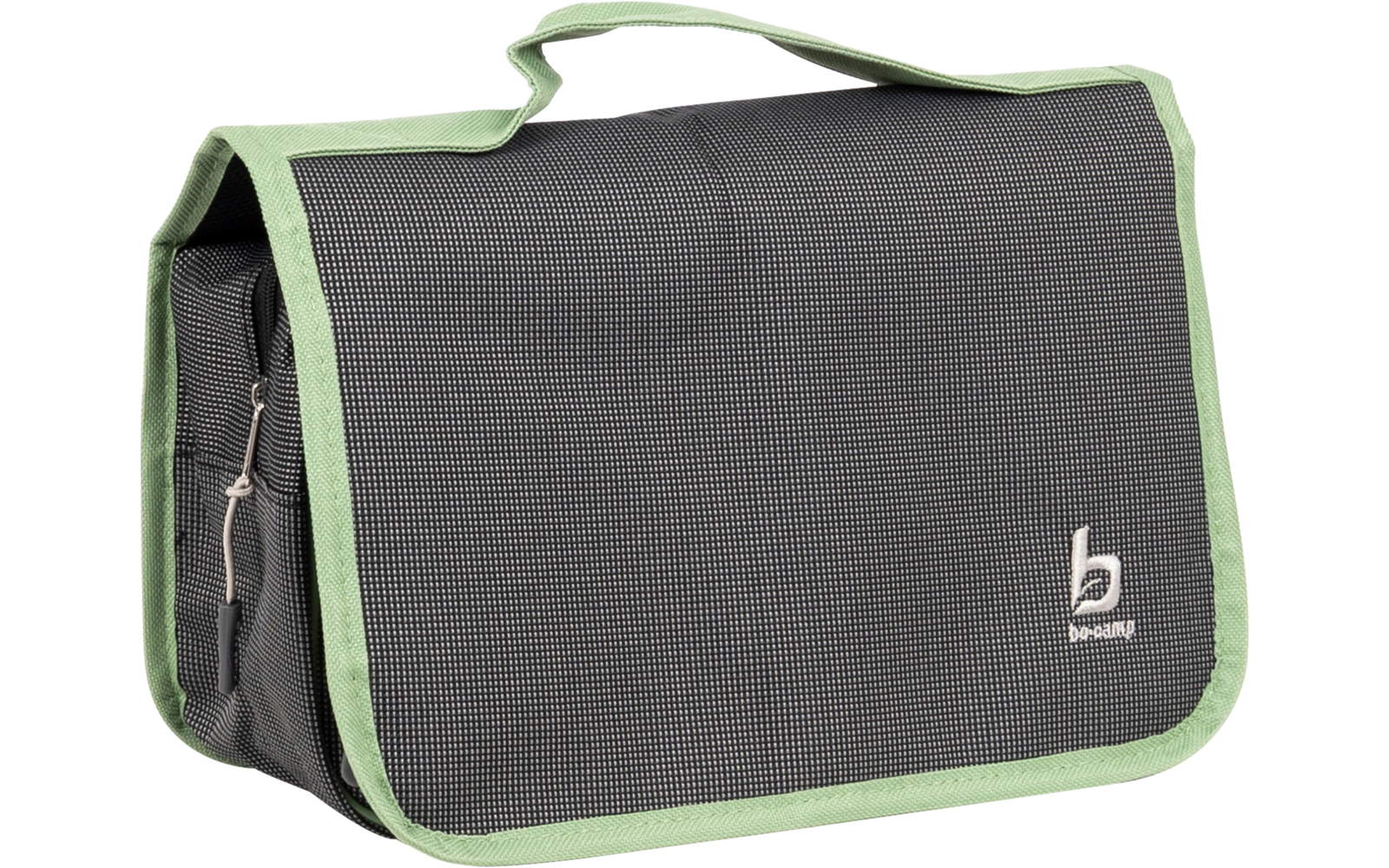 Product image Bo-Camp faltbare Kulturtasche mit 4 Rei&szlig;verschlussf&auml;chern anthrazit 1