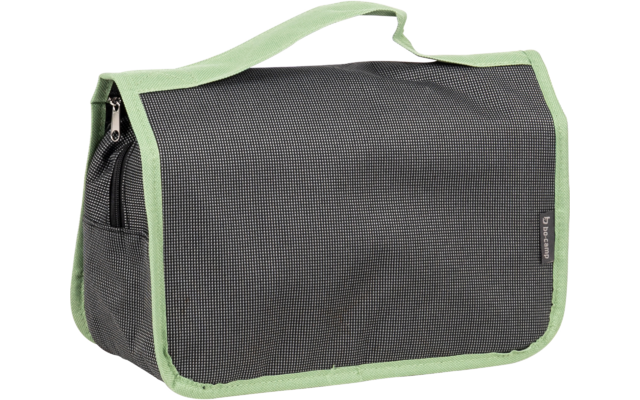 Product image Bo-Camp faltbare Kulturtasche mit 4 Rei&szlig;verschlussf&auml;chern anthrazit 1