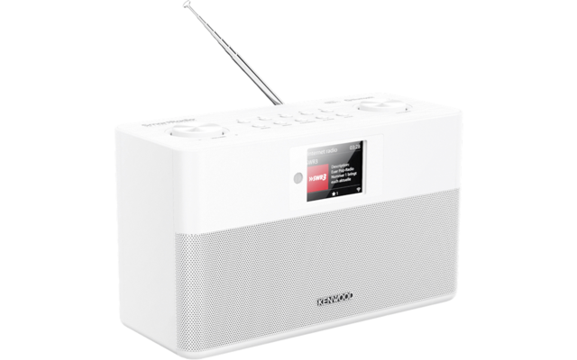 Kenwood CR-ST100S-W Radio inteligente con DAB+ y streaming de audio por Bluetooth blanco