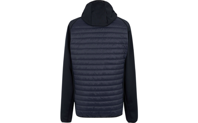 Jacke mit Kapuze, dunkle Steppung vorne und an den Ärmeln