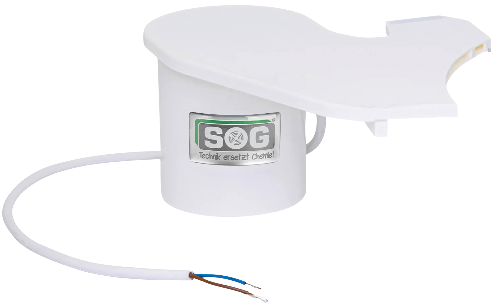 White medical device with digital display and cable