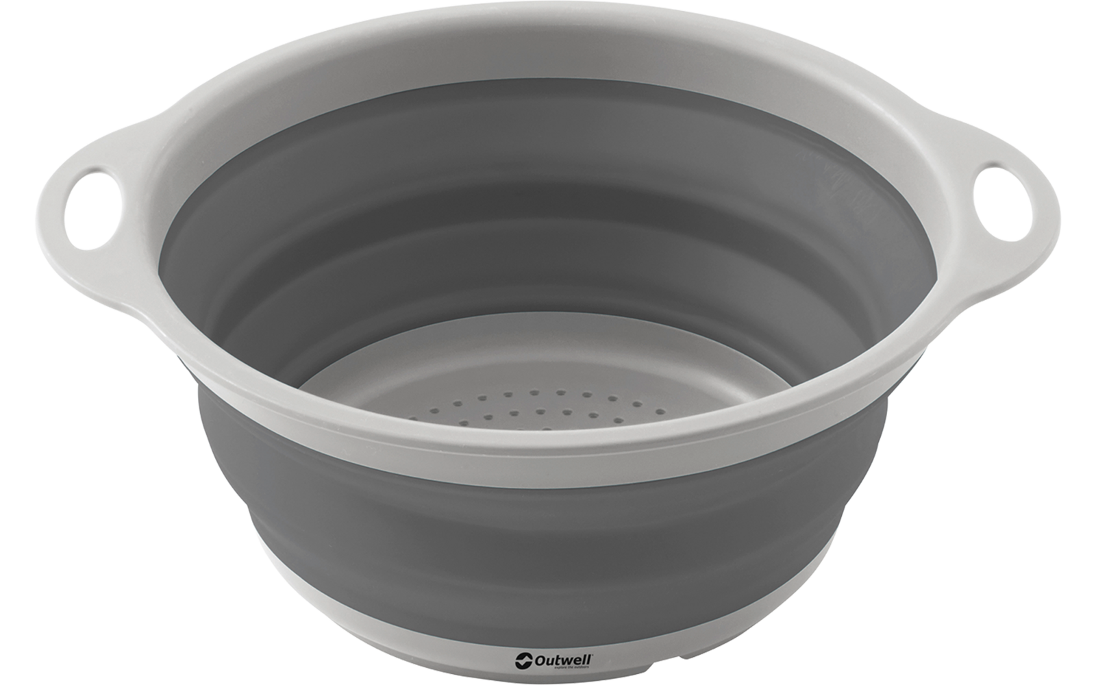 Faltbare Silikon-Schüssel in Grau