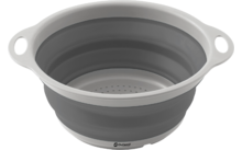 Inklapbare siliconen kom in grijs
