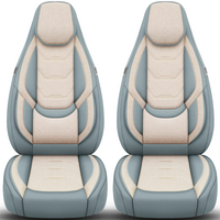 Bremer Sitzbez&uuml;ge Wohnmobil Schonbez&uuml;ge H-Serie 2 St&uuml;ck f&uuml;r Fiat Ducato / Jumper / Boxer beige/grau
