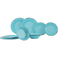 Gimex Stone Line Geschirr-Set 12-tlg. opal f&uuml;r 4 Personen