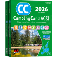 ACSI Camping Guide 2026 with CampingCard discount card french