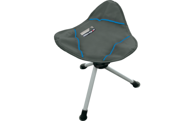 High Peak Tarifa tripod camping stool 33 x 33 x 45 cm dark gray / blue