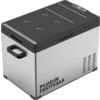 Glacière portable grise et noire avec poignée et texte Plugin Festivals